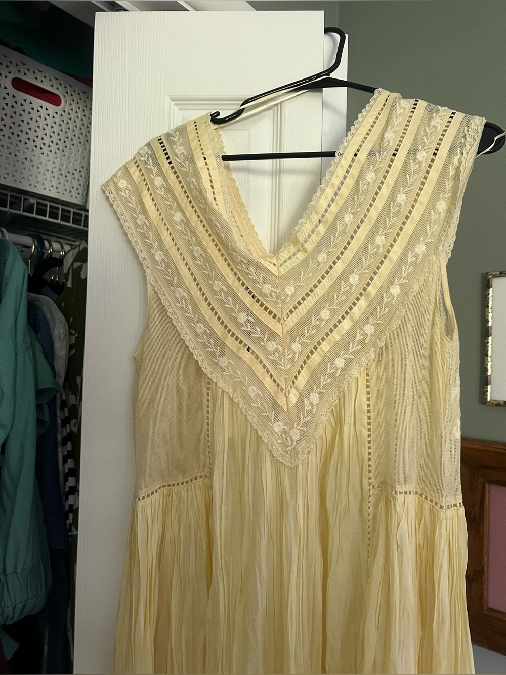 Zara Cream Fringe Midi Dress - Picture 10 of 11